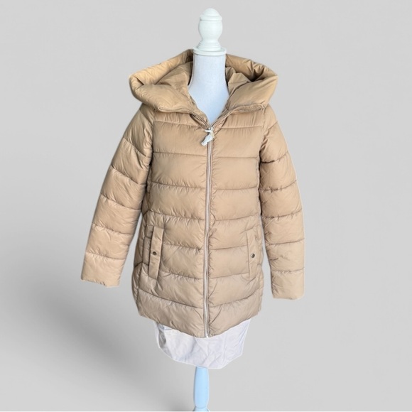 Hooded Neutral Tan Jacket by Vero Moda Size XS NWT - Picture 1 of 7